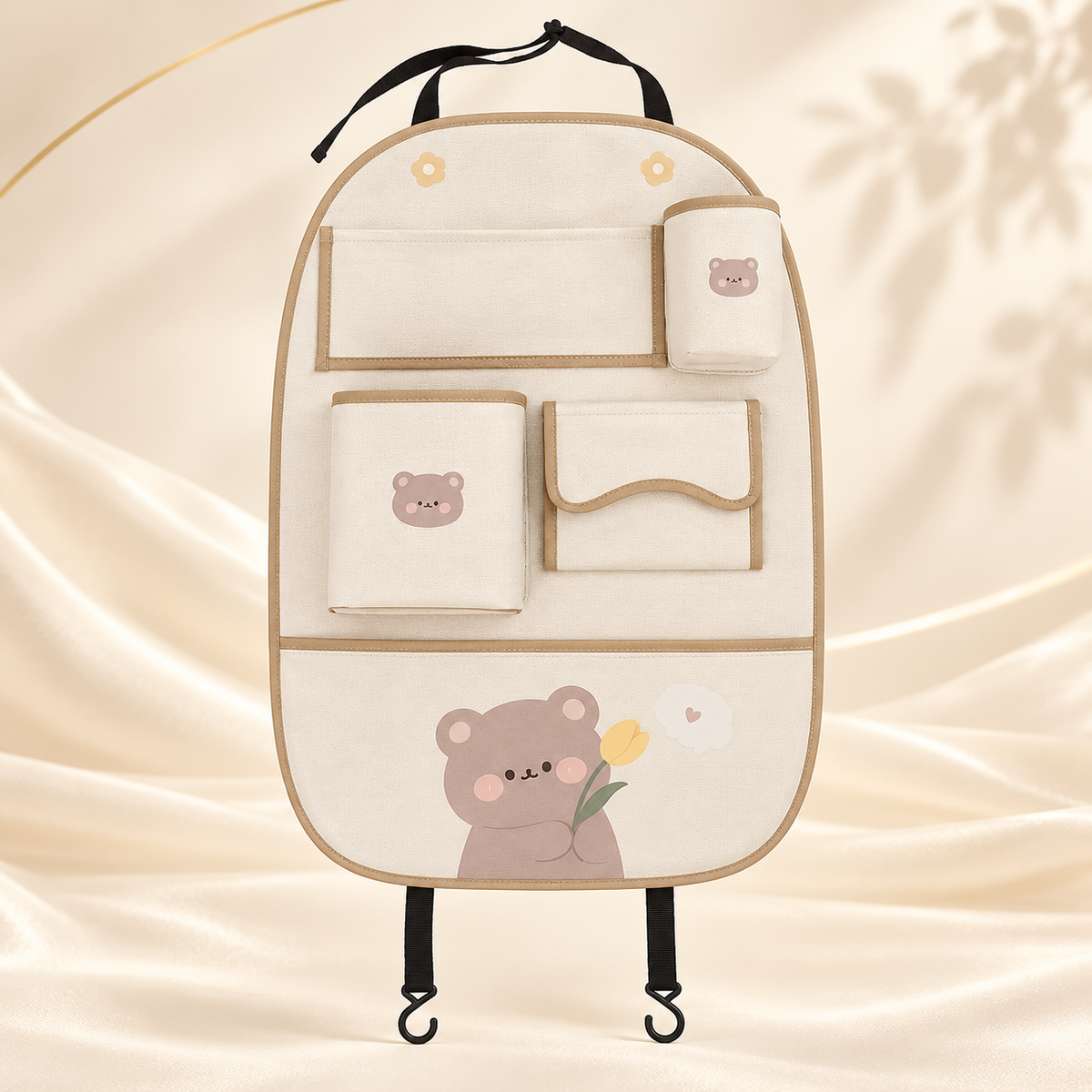 CoconDrive™ – Organisateur de siège auto multifonction.