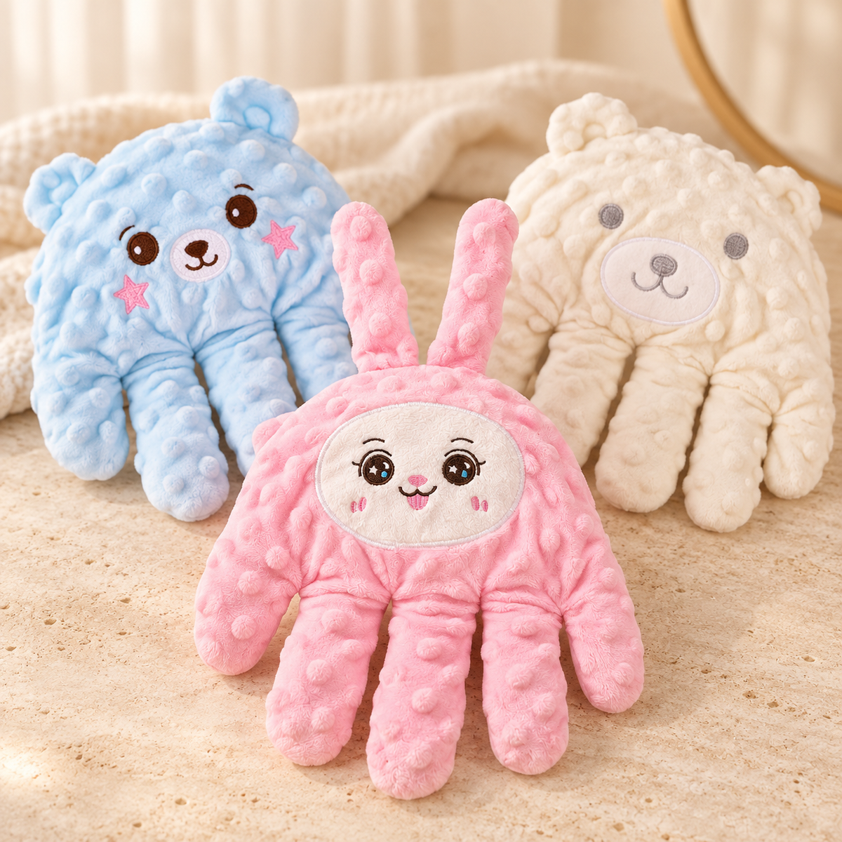 CoconPalm™ — Peluche main apaisante à mouvements doux