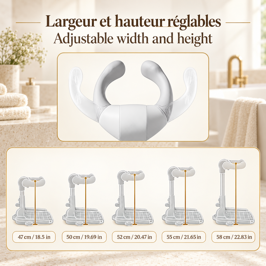 CoconBath™ – Support de bain évolutif pour bébé