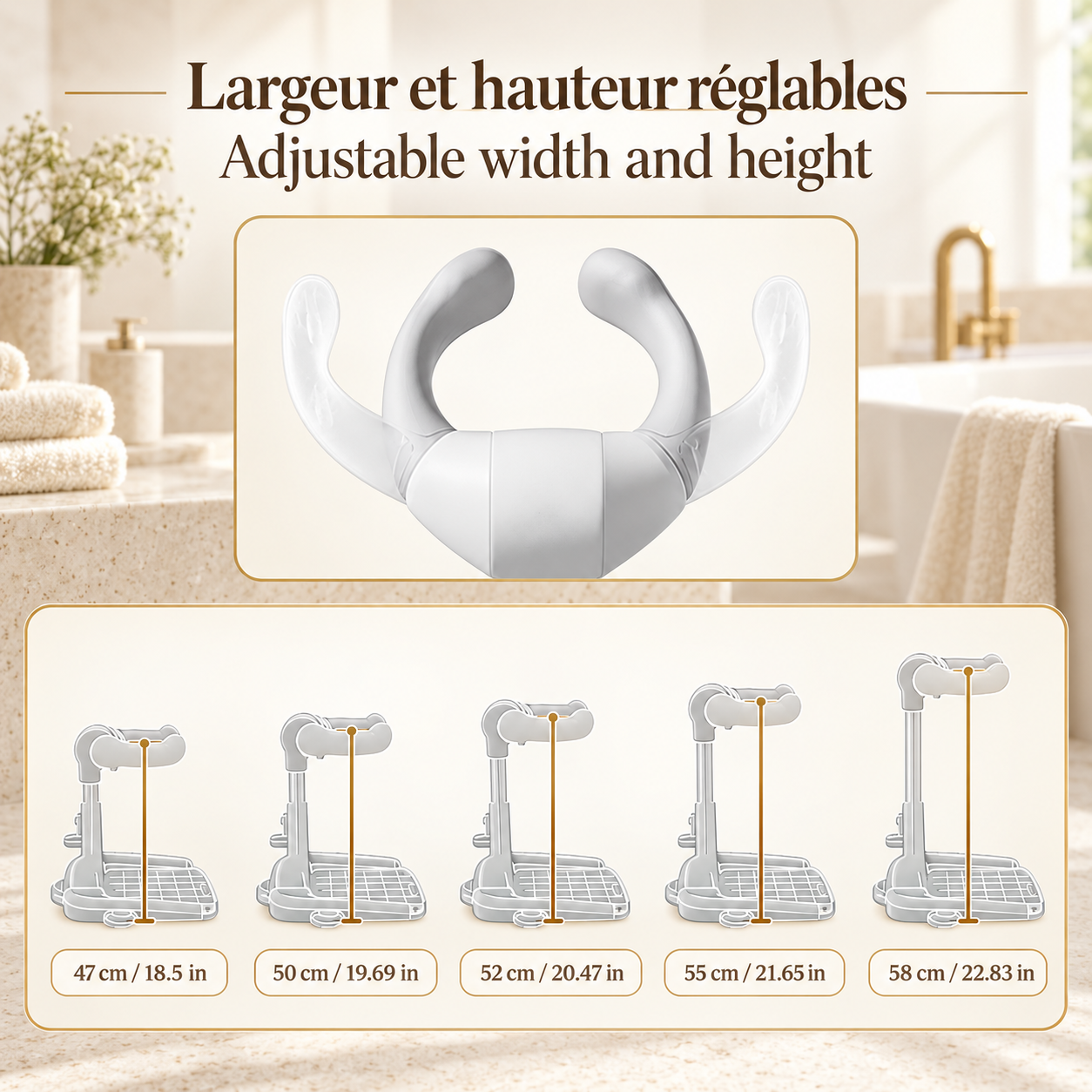 CoconBath™ – Support de bain évolutif pour bébé