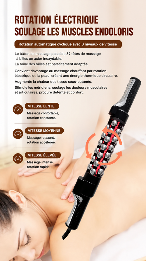 BodyROLL™ Lumière Rouge - Chauffant